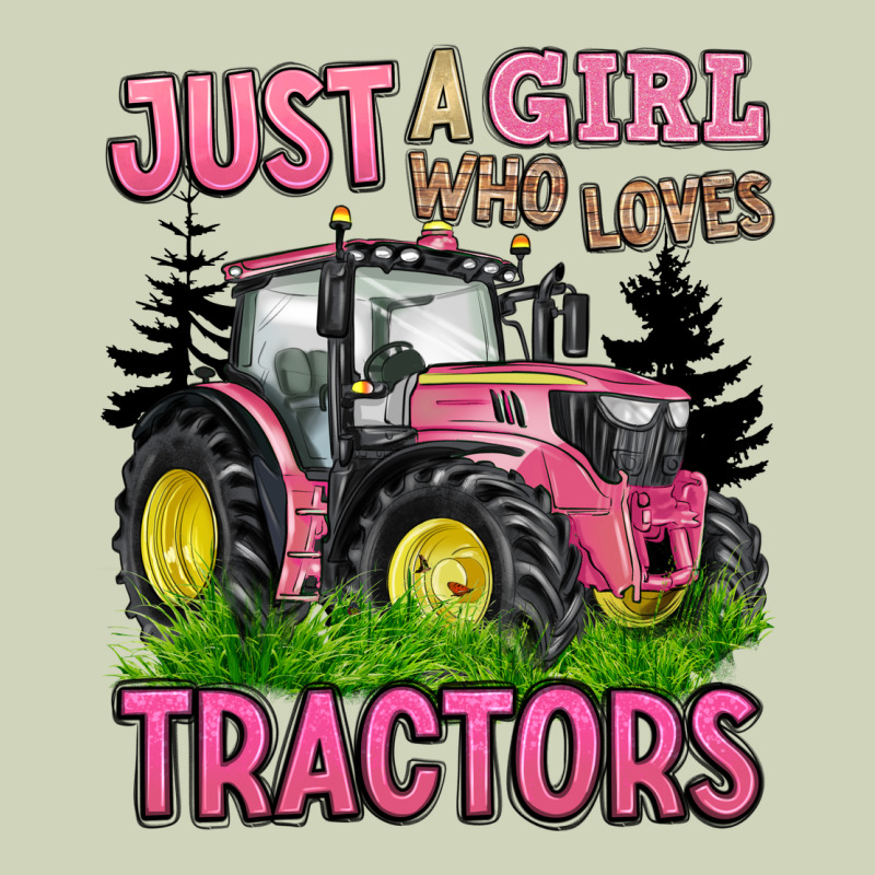 Just A Girl Who Loves Tractors Heavyweight Hoodie by BarkalooDesign | Teevron