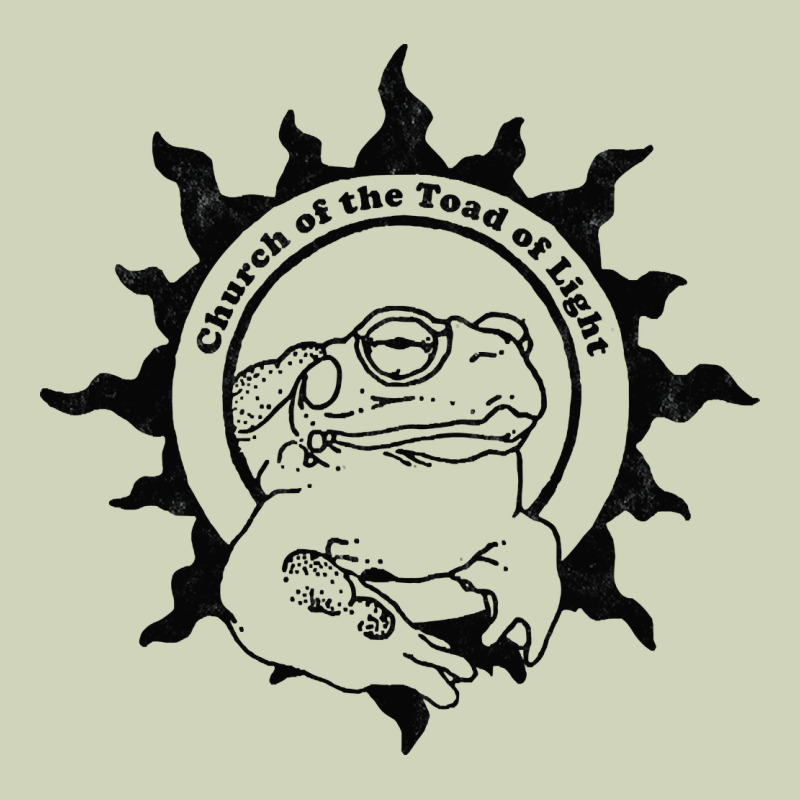 Authentic Church Of The Toad Of Light Psychedlic Frog Licking (distres Heavyweight Hoodie by DesignPulse | Teevron