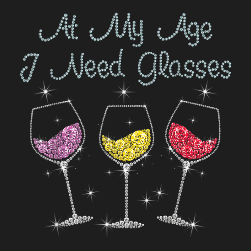 At My Age I Need Glasses Heavyweight Hoodie by DesignPulse | Teevron
