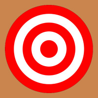 Bullseye Target Red & White Rings Target Heavyweight Hoodie | Teevron