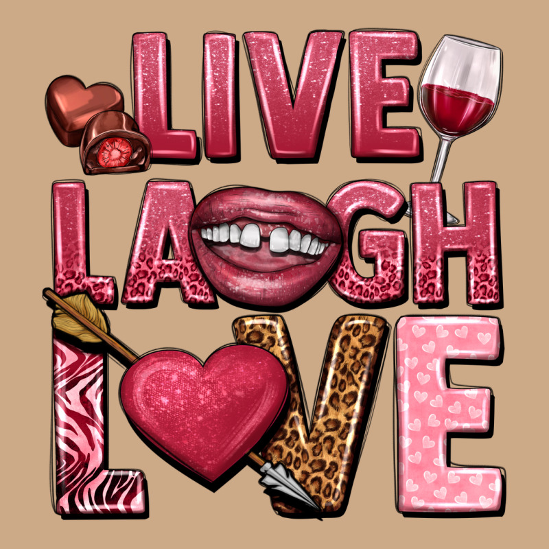 Live Laugh Love Valentine's Day Vintage Hoodie by HowdyJamesFarm | Teevron