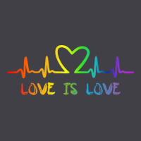 Lgbt Love Rainbow Heartbeat Heavyweight Hoodie | Teevron