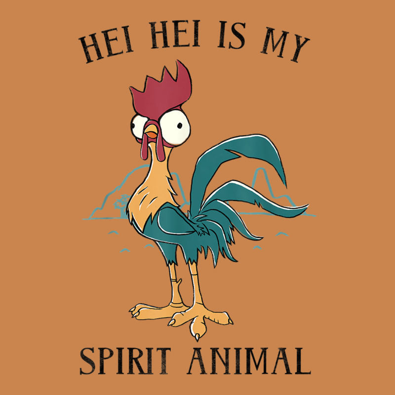Moana Hei Hei Is My Spirit Animal Portrait Heavyweight Hoodie by PixelWave | Teevron