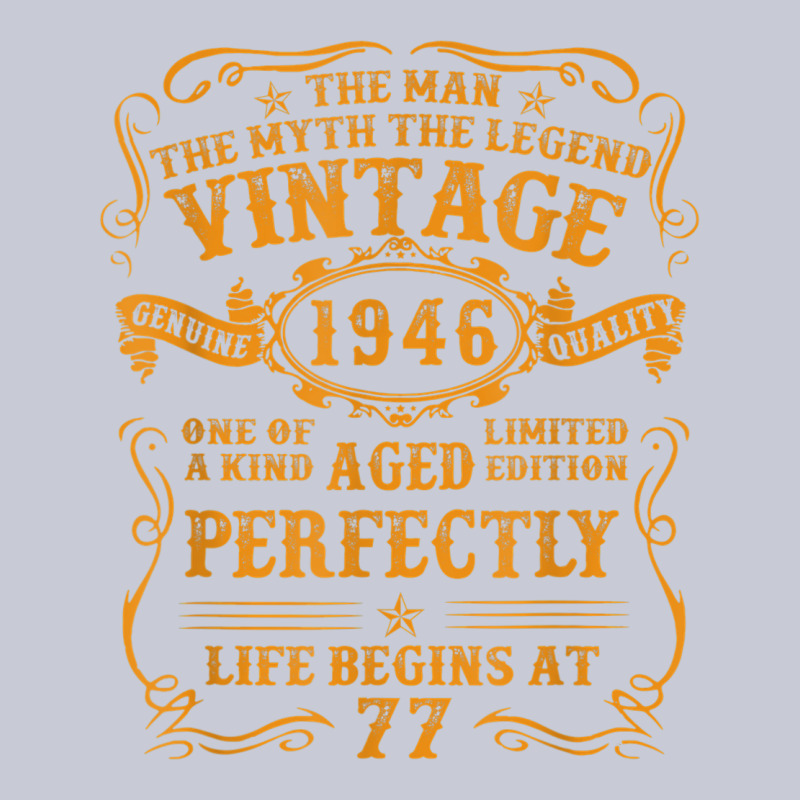 Vintage 1946 The Man Myth Legend 77 Year Old Birthday Gifts Heavyweight Hoodie by trangStudio | Teevron