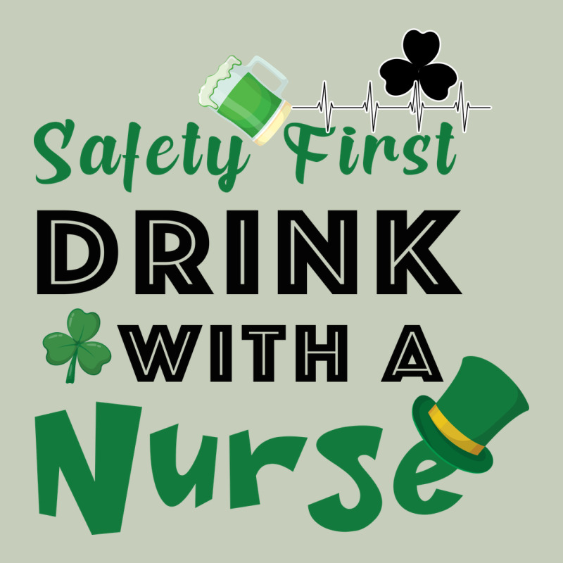 Safety First Drink With A Nurse Ladies Tee by Bettercallsaul | Teevron