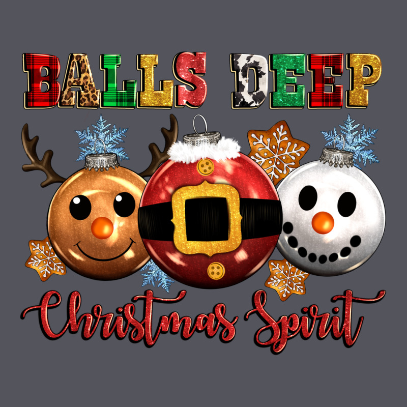Balls Deep Christmas Spirit Vintage Hoodie by CowGirlArtShop | Teevron