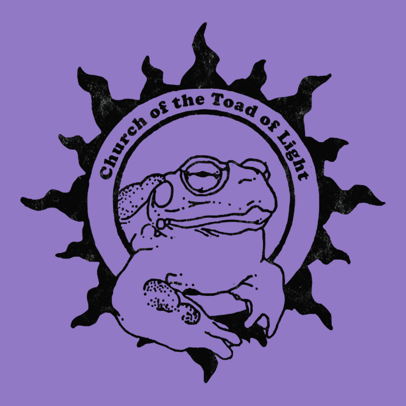 Authentic Church Of The Toad Of Light Psychedlic Frog Licking (distres Urban Hoodie by DesignPulse | Teevron