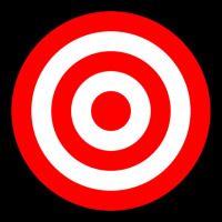 Bullseye Target Red & White Rings Target Urban Hoodie | Teevron
