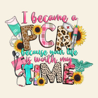 I Became A Cna Because Your Life Is Worth My Time Vintage Tee | Teevron