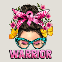 Cancer Warrior Messy Bun Heavy Core Tee | Teevron