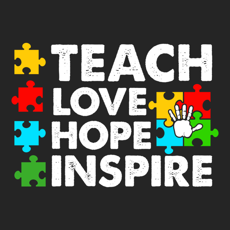 Teach Love Hope Inspire Premium Hoodie by CowhideDigitalArt | Teevron