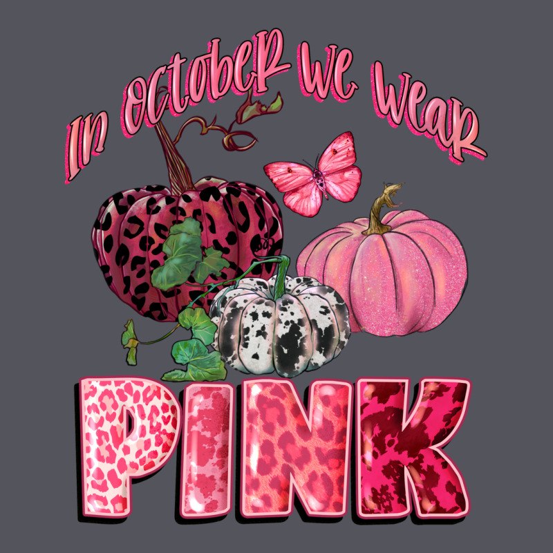 In October We Wear Pink Vintage Hoodie by CowGirlArtShop | Teevron