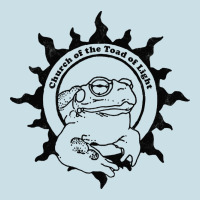 Authentic Church Of The Toad Of Light Psychedlic Frog Licking (distres Ladies Tee | Teevron