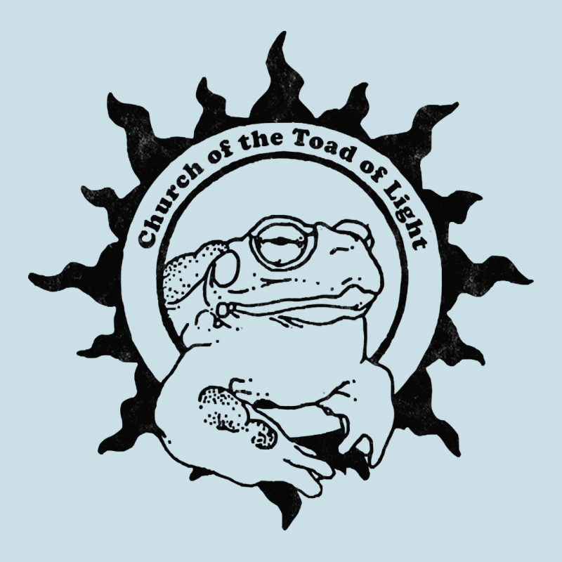 Authentic Church Of The Toad Of Light Psychedlic Frog Licking (distres Ladies Tee by DesignPulse | Teevron