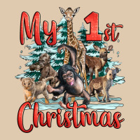 My First Christmas Baby Safari Animals Heavyweight Sweatshirt | Teevron