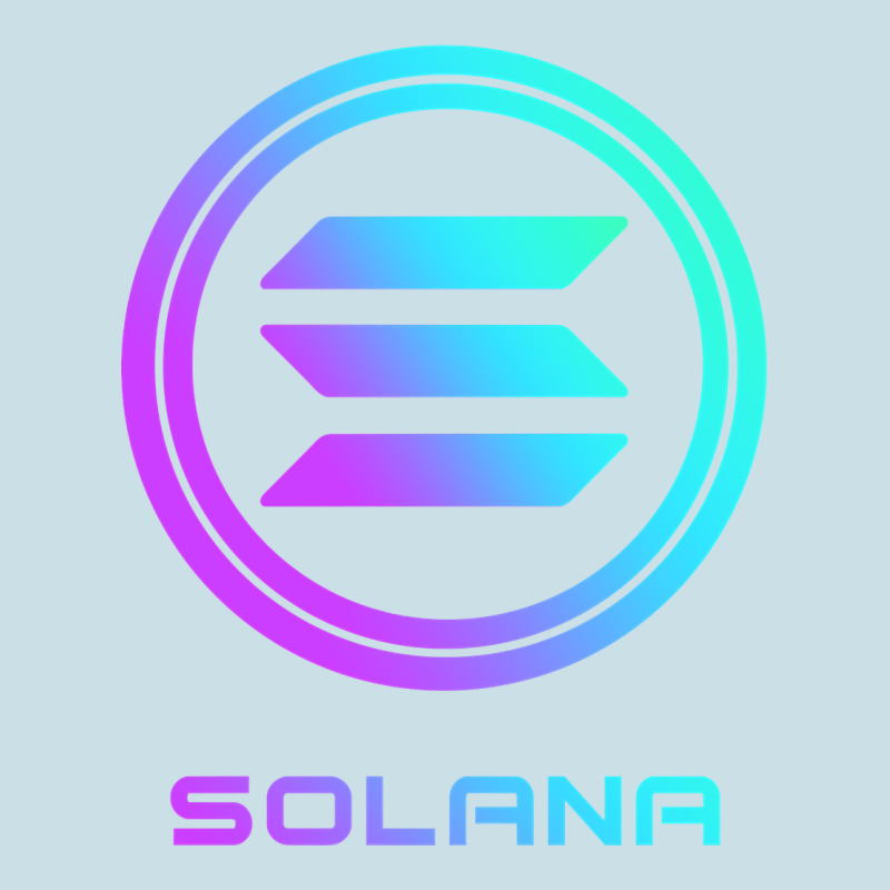 Solana Crypto Sol Coin Blockchain Decentralized Application Long Sleev Ladies Tee by DesignPulse | Teevron