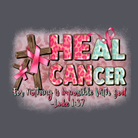Heal Cancer Luke 1 37 Vintage Hoodie | Teevron