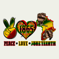 Peace Love Juneteenth Urban Heavy Tee | Teevron