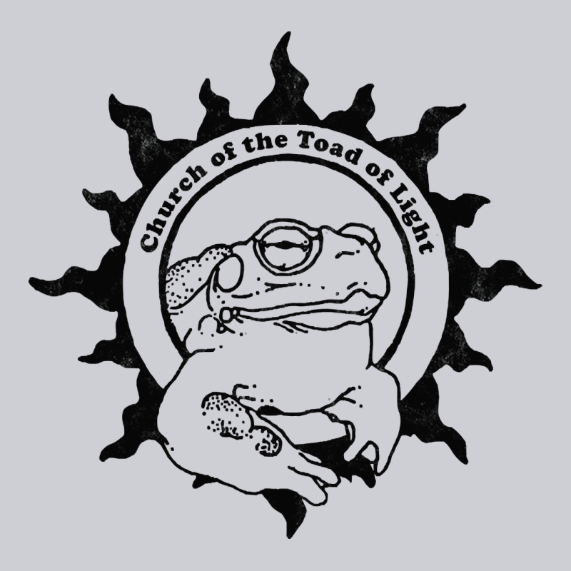 Authentic Church Of The Toad Of Light Psychedlic Frog Licking (distres Heavyweight Sweatshirt by DesignPulse | Teevron