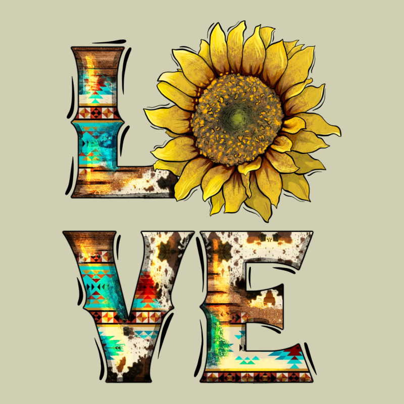 Western Love With Sunflower Heavy Core Tee by Artiststas | Teevron