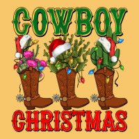 Cowboy Christmas Boots Cactus Vintage Hoodie | Teevron