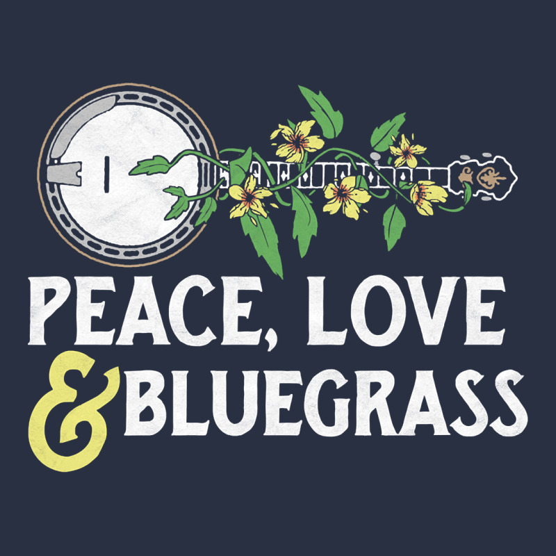 Peace , Love & Bluegrass   Banjo Nature Vines Illu Heavyweight Sweatshirt by DesignPulse | Teevron