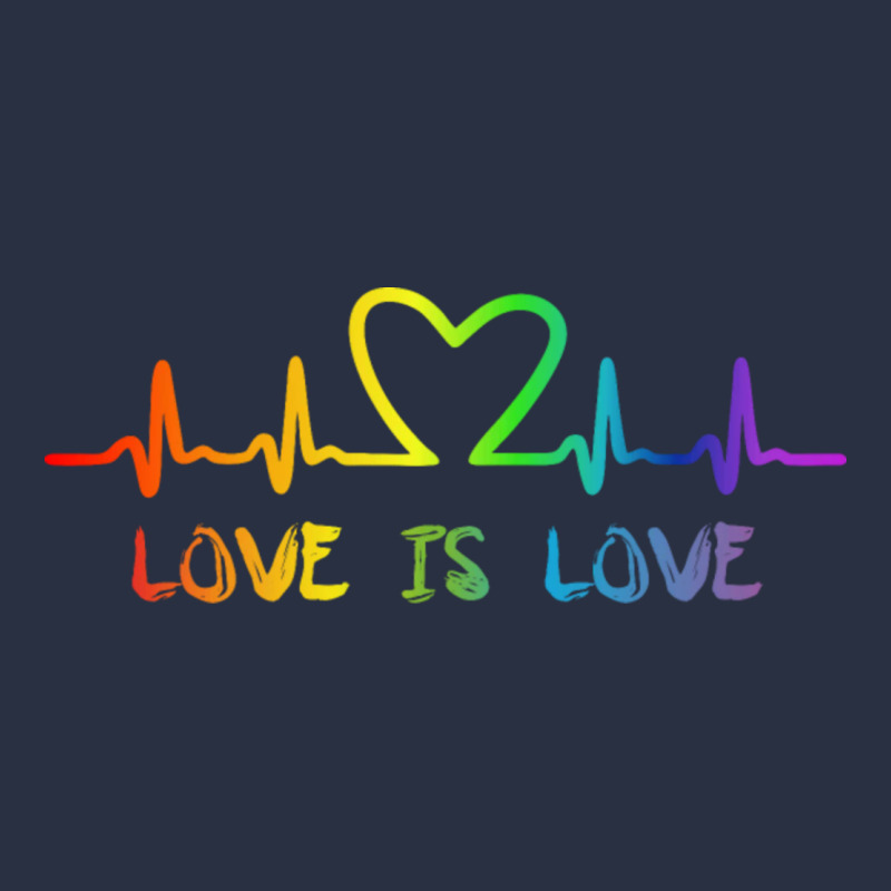 Lgbt Love Rainbow Heartbeat Heavyweight Sweatshirt by PixelWave | Teevron