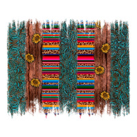 sunflower serape brush stroke | Teevron