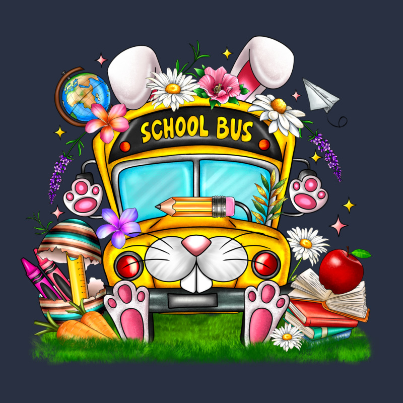 Easter School Bus Heavyweight Sweatshirt by CowhideDigitalArt | Teevron