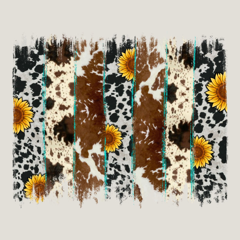 Sunflower Cowhide Brush Stroke Heavy Core Tee by Artiststas | Teevron