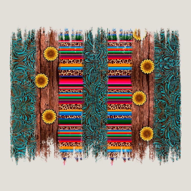 Sunflower Serape Brush Stroke Heavy Core Tee by Artiststas | Teevron