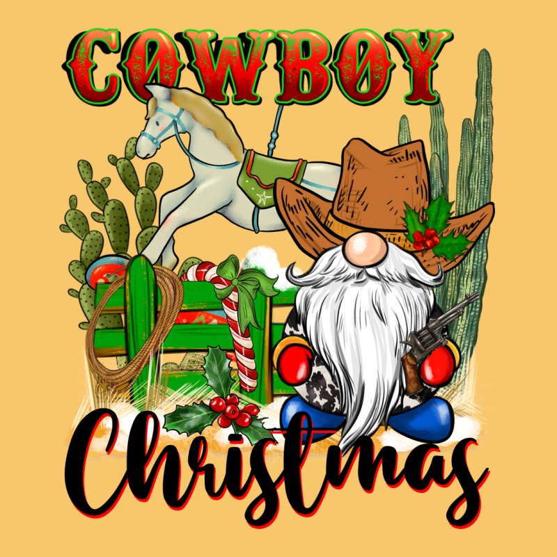 Cowboy Christmas Gnome Vintage Hoodie by CowGirlArtShop | Teevron