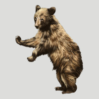 Brown Bear Cub Zipper Hoodie | Teevron