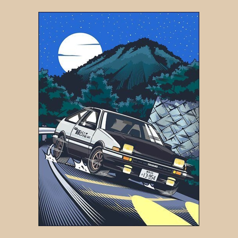 Initial D Poster Hipster Classic Tee by ArtChic | Teevron