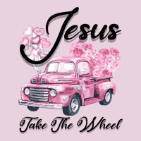 Leopard Floral Pink Car Jesus Take The Wheel Ladies Tee | Teevron
