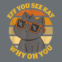 Funny Retro Sunset Eff You See Kay Why Oh You Cat Lovers T Shirt Premium Hoodie | Teevron