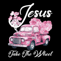 Leopard Floral Pink Car Jesus Take The Wheel Ladies Tee | Teevron