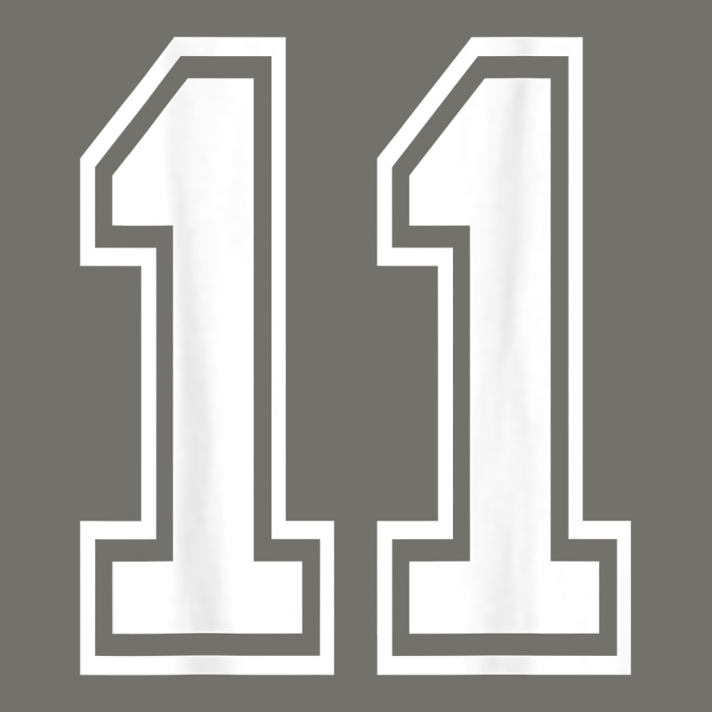 Number 11 Shirt Sports Player Number Back Of Shirt Premium Hoodie by ArtChic | Teevron