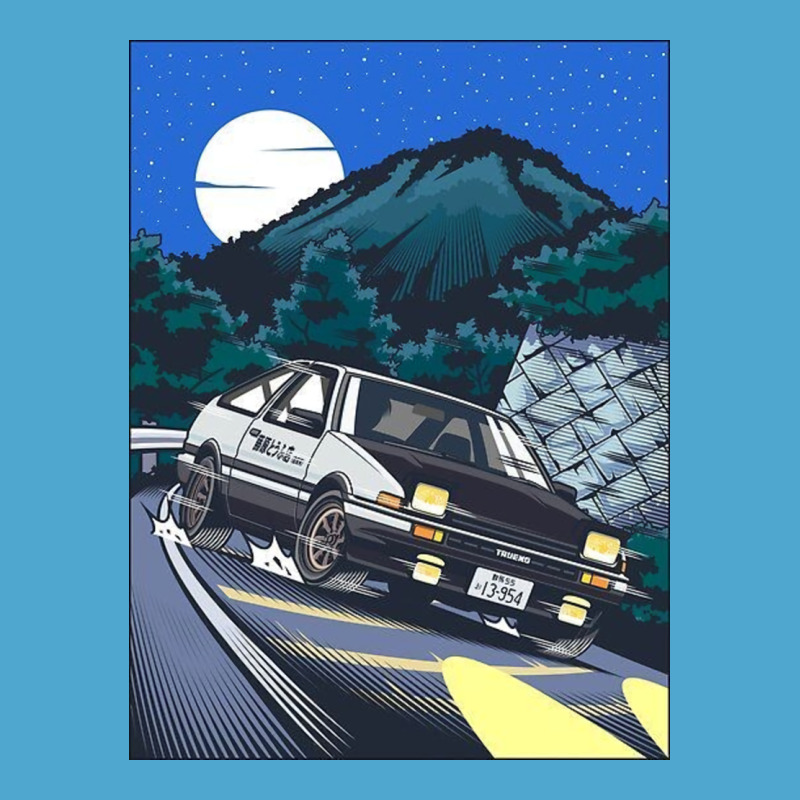 Initial D Poster Hipster Premium Hoodie by ArtChic | Teevron