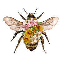bee with flowers | Teevron