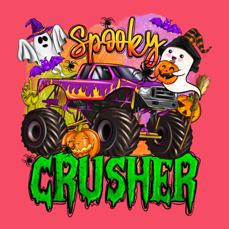 Spooky Crusher Monster Truck Premium Sweatshirt by BarkalooDesign | Teevron