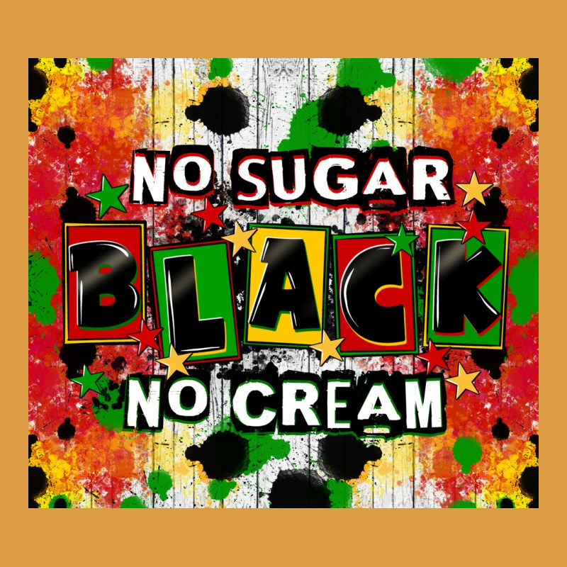 No Sugar No Cream Black Tumbler Urban Heavy Tee by CowGirlArtShop | Teevron