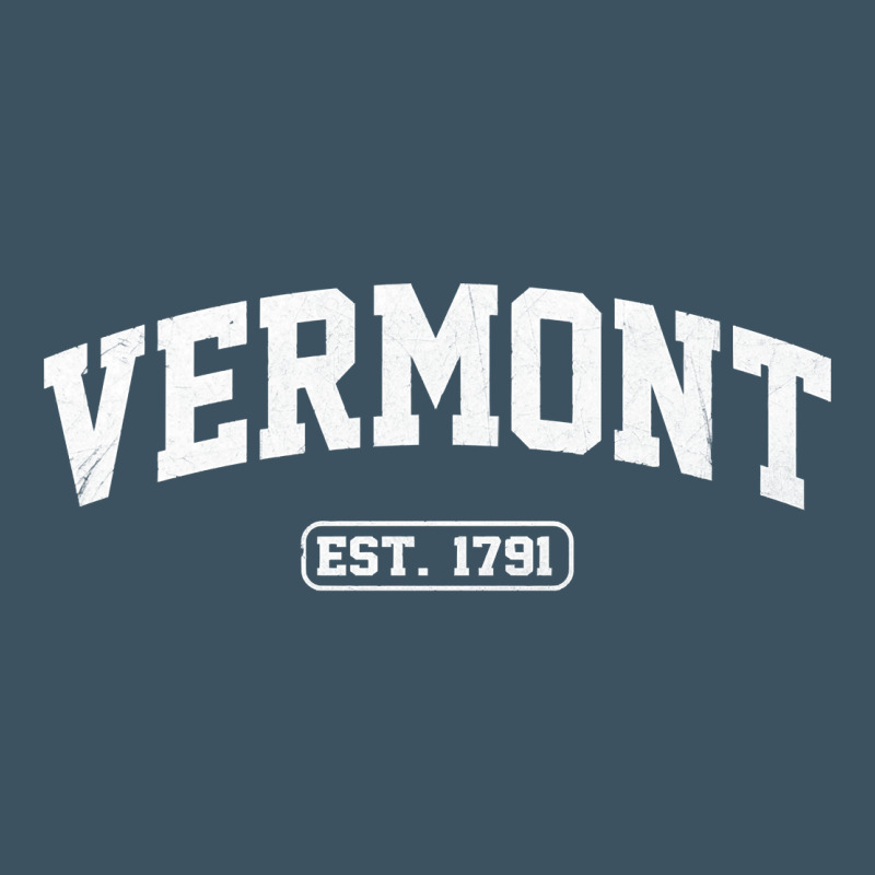 Vermont Vintage State Athletic Style Pullover Hoodie Urban Heavy Tee by ArtChic | Teevron