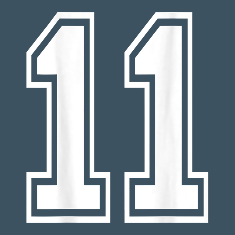 Number 11 Shirt Sports Player Number Back Of Shirt Urban Heavy Tee by ArtChic | Teevron