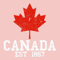 Vintage Canada Est.1867 Maple Leaf Canadian Flag R Urban Heavy Tee | Teevron