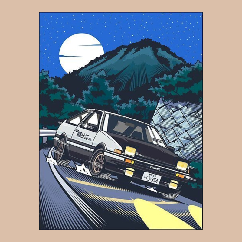 Initial D Poster Hipster Urban Heavy Tee by ArtChic | Teevron