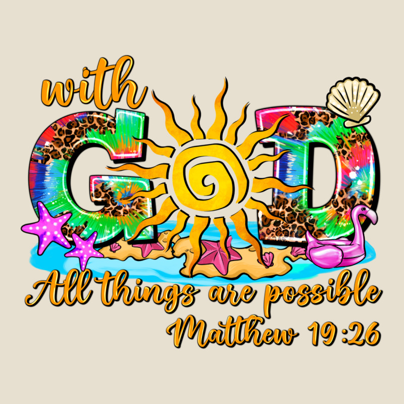With God All Things Are Possible Summer Urban Hoodie by AdoDesignShop | Teevron