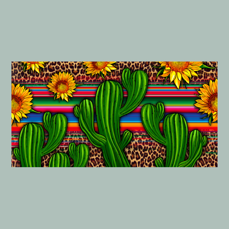 Sunflowers And Cactus License Plate Heavyweight Hoodie by Artiststas | Teevron