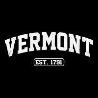 Vermont Vintage State Athletic Style Pullover Hoodie Heavy Core Tee | Teevron