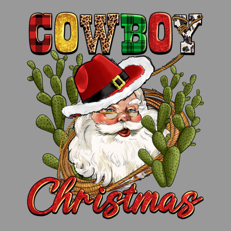 Cowboy Christmas Western Cactus Vintage Hoodie by CowGirlArtShop | Teevron